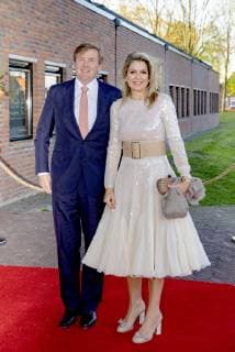 15-04-2019 Amersfoort Queen Maxima and King Willem-Alexander arrive for the 6th Koningsdagconcert ( Kingsdayconcert) at the Theater Flint in Amersfoort.  Copyright: xPPEx