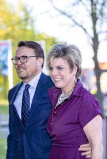 15-04-2019 Amersfoort Queen Maxima and King Willem-Alexander and Princess Beatrix and Princess Laurentien and Prince Constantijn arrive for the 6th Koningsdagconcert ( Kingsdayconcert) at the Theater Flint in Amersfoort.  Copyright: xPPEx