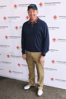 April 15, 2019 - Burbank, California, USA - SCOTT OLMSTED attends The American Red Cross of Los Angeles 6th Annual Celebrity Golf Classic at the Lakeside Golf Club in Burbank, California. Burbank USA - ZUMAb173 20190415_zap_b173_039 Copyright: xBillyxBennightx