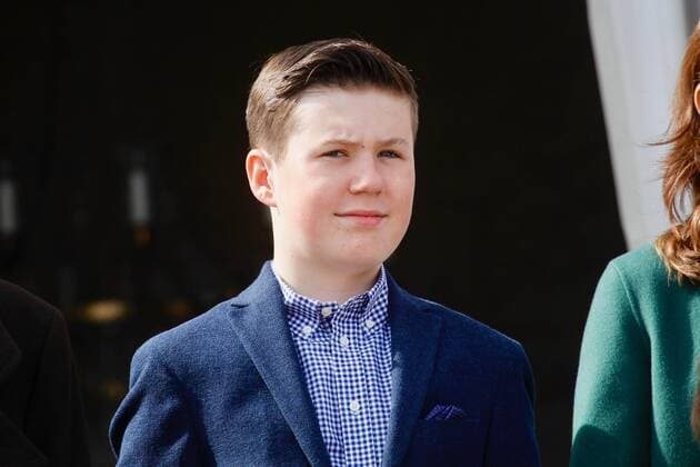 16-04-2019 Denmark Danish royal family attend the Queen’s 79th birthday in Aarhus. Queen Margrethe Princess Mary and Prince Frederik with Prince Christian and Princess Isabella and Princess Josephine and Prince Vincent  Copyright: xPPEx