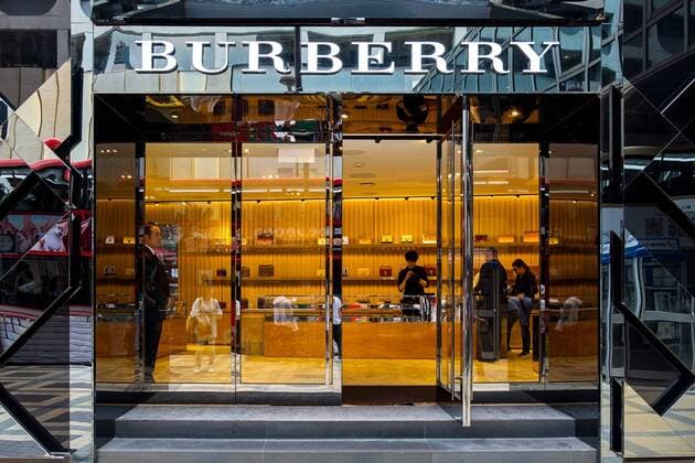 April 9, 2019 - Hong Kong, China - Burberry store seen in Tsim Sha Tsui Hong Kong. Hong Kong China - ZUMAs197 20190409_zab_s197_052 Copyright: xDanielxFungx