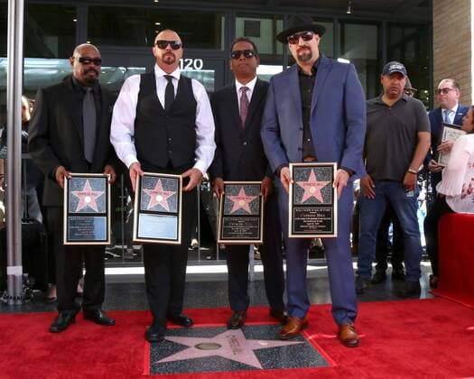 Entertainment Themen der Woche KW16 Entertainment Bilder des Tages April 18, 2019 - Los Angeles, CA, USA - LOS ANGELES - APR 18: Cypress Hill, Lawrence Muggerud, Louis Freese, Senen Reyes and Eric Correa at the Cypress Hill Star Ceremony on the Hollywood Walk of Fame on April 18, 2019 in Los Angeles, CA Los Angeles USA - ZUMAb170 20190418_zap_b170_023 Copyright: xKayxBlakex