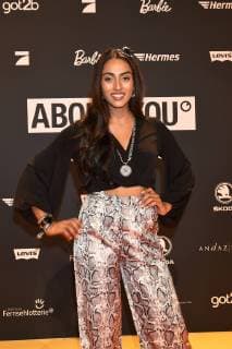 Sayana GNTM 2019 About You Awards 2019 Red Carpet Award Prize Honour Bavaria Filmstudio Munich 18 April 2019
