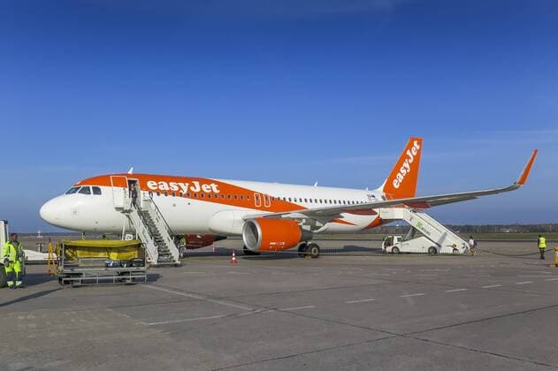 Airplane Easyjet Airport Tegel Berlin Germany