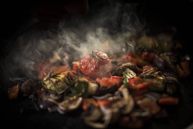 Fried vegetables with herbs property released  MJRF00063
