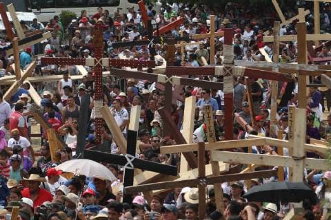 News Bilder des Tages Mexiko, jährliche Passionsspiele in Iztapalapa April 19, 2019 - EUM20190419REL12.JPG .CIUDAD DE MEXICO. ReligionReligion-Viacrucis.- 19 de abril de 2019. Aspectos de la escenificacion 176 de la Pasion de Cristo en Iztapalapa, como parte de la tradicion catolica de Semana Santa. Foto: Agencia EL UNIVERSALCarlos MejiaEELG  - ZUMAu78_ 20190419_zaf_u78_025 Copyright: xElxUniversalx