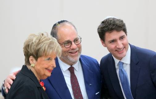 April 19, 2019 - Toronto, ONTARIO, Canada - Canadian Prime Minister Justin Trudeau participates in a Passover seder with members of the Jewish community on April 19, 2019 in North York, Ontario, Canada. Toronto Canada  - ZUMAn230 20190419_zaa_n230_638 Copyright: xCreativexTouchxImagingxLtdx