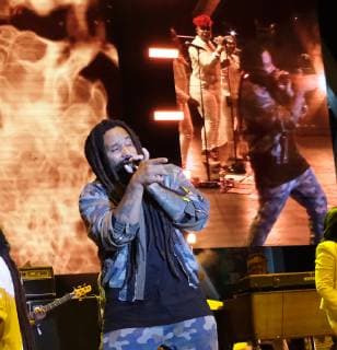 Ziggy Marley performs at the KAYA music fest at Bayfront park in Miami, Florida on April 20, 2019.  MIA20190420170 GARYxIxROTHSTEIN