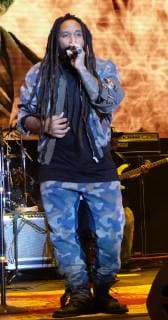 Ziggy Marley performs at the KAYA music fest at Bayfront park in Miami, Florida on April 20, 2019.  MIA20190420171 GARYxIxROTHSTEIN