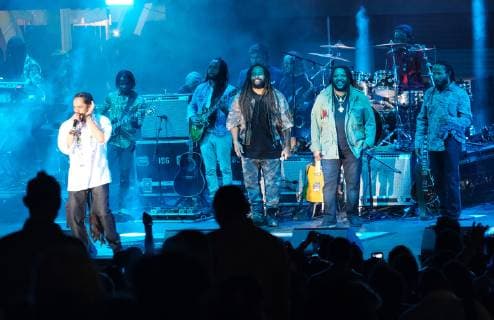 The Marley s perform at the KAYA music fest at Bayfront park in Miami, Florida on April 20, 2019.  MIA20190420152 GARYxIxROTHSTEIN