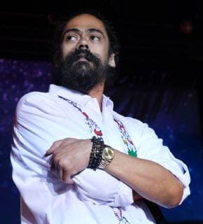 Damian Marley performs at the KAYA music fest at Bayfront park in Miami, Florida on April 20, 2019.  MIA20190420167 GARYxIxROTHSTEIN