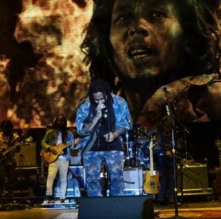 Ziggy Marley performs at the KAYA music fest at Bayfront park in Miami, Florida on April 20, 2019.  MIA20190420168 GARYxIxROTHSTEIN