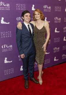 USA: Theater Monte Cristo Award 2019 Kyle McArthur and Kate Baldwin attend Eugene O Neill Theater Center honors John Logan with 19th Annual Monte Cristo Award at Edison Ballroom New York New York United States Edison Ballroom  LevxRadin
