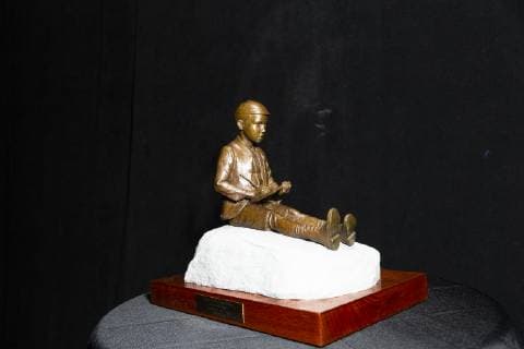 USA: Theater Monte Cristo Award 2019 Monte Crysto award on display during Eugene O Neill Theater Center honors John Logan with 19th Annual Monte Cristo Award at Edison Ballroom New York New York United States Edison Ballroom  LevxRadin