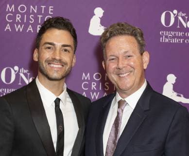 USA: Theater Monte Cristo Award 2019 Tommy Tonge, John Logan attend Eugene O Neill Theater Center honors John Logan with 19th Annual Monte Cristo Award at Edison Ballroom New York New York United States Edison Ballroom  LevxRadin