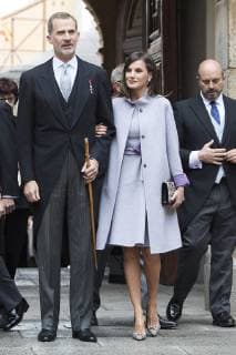 April 23, 2019 - Alcala De Henares, Madrid, Spain - King Felipe VI of Spain, Queen Letizia of Spain attends Cervantes Award to Ida Vitale at Alcala de Henares University on April 23, 2019 in Alcala de Henares, Spain Alcala De Henares Spain  - ZUMAg15_ 20190423_zaf_g15_009 Copyright: xJackxAbuinx