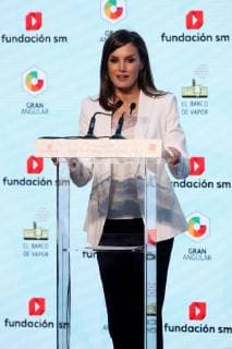 Queen Letizia delivers a speech during the SM Children s Literature Awards event at the Real Casa de Correos, in Madrid, Spain, 25 April 2019. Queen Letizia chairs SM Awards event of children s literature !ACHTUNG: NUR REDAKTIONELLE NUTZUNG!  Copyright: xKikoxHuescax(es-ES)x GRAF7544 20190425-636918274325107317