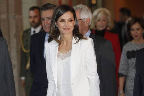 The queen Letizia Ortiz attend the delivery of awards of childrens literature Barco de Vapor y Gran Angular Photo Jose Cuesta 261 Cordon Press Cordon Press Press  JosexCuesta