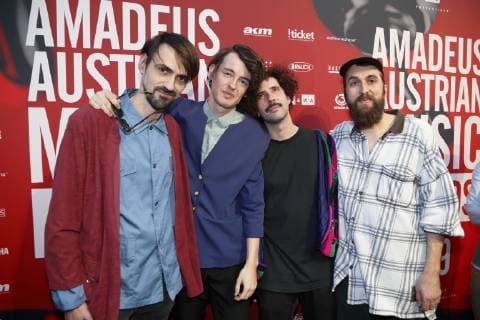 19 AMADEUS Austrian Music Awards 2019 Vienna Volkstheater 25 04 2019 Hearts Hearts David Österle Daniel Hämmerle Johannes Mandorfer Peter Paul Aufreiter Wien Austria AVN101002274229 101