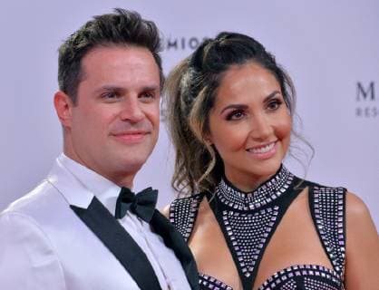 (L-R) Mark Tacher and Cynthia Alesco attend the 26th annual Billboard Latin Music Awards at the Mandalay Bay Events Center in Las Vegas, Nevada on April 25, 2019.  LAV20190425517 JIMxRUYMEN