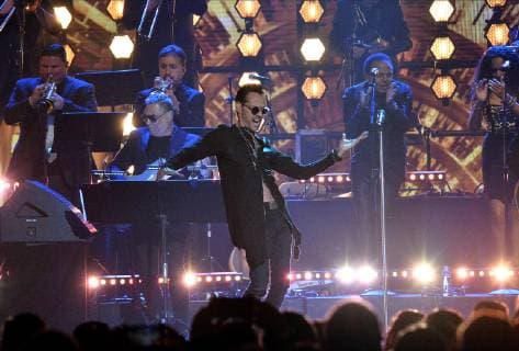 Marc Anthony performs during the 26th annual Billboard Latin Music Awards at the Mandalay Bay Events Center in Las Vegas, Nevada on April 25, 2019.  LAV20190425279 JIMxRUYMEN