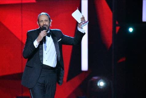 Juan Luis Guerra accepts a Lifetime Achievement award onstage during the 26th annual Billboard Latin Music Awards at the Mandalay Bay Events Center in Las Vegas, Nevada on April 25, 2019.  LAV20190425578 JIMxRUYMEN