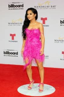 US singer Becky G poses on the red carpet of the twenty-first edition of the Billboard Latin Music Awards 2019, which takes place at the Mandalay Bay Hotel and Casino, in Las Vegas, Nevada, USA, 25 April 2019. EPA Armando Arorizo Billboard Latin Music Awards 2019 !ACHTUNG: NUR REDAKTIONELLE NUTZUNG!  Copyright: xArmandoxArorizox AME5264 20190426-636918566775069210