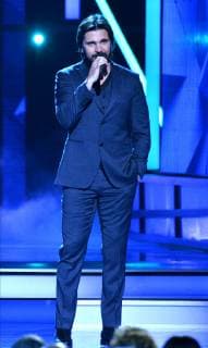 Juanes speaks onstage during the 26th annual Billboard Latin Music Awards at the Mandalay Bay Events Center in Las Vegas, Nevada on April 25, 2019.  LAV20190425495 JIMxRUYMEN