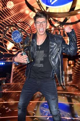 Entertainment Themen der Woche KW17 Entertainment Bilder des Tages Davin Hebrüggen, Gewinner der 16. Staffel der RTL-Castingshow Deutschland sucht den Superstar DSDS 2019 im MMC Coloneum. Köln, 27.04.2019 *** Davin Hebrüggen Winner of the 16 season of the RTL casting show Germany is looking for the superstar DSDS 2019 in the MMC Coloneum Cologne 27 04 2019 Foto:xF.xKernx xFuturexImage