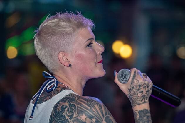 20190427 Beer King Opening 2019 Palma Spain 27 4 2019 Boulevard Beer King Opening 2019 Picture shows Melanie Müller 27 04 19 Palma Spain Entertainment Beer King Opening 2019 Image shows Melanie Müller Palma Baleares Spain