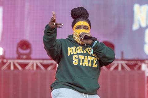 April 28, 2019 - Virginia Beach, Virginia, U.S - LEIKELI47 during the inaugural Something In The Water Music Festival in Virginia Beach, Virginia Virginia Beach U.S. - ZUMAs135 20190428_zap_s135_015 Copyright: xDanielxDeSloverx