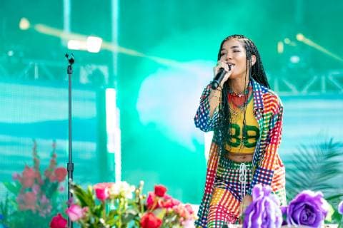 April 28, 2019 - Virginia Beach, Virginia, U.S - JHENE AIKO during the inaugural Something In The Water Music Festival in Virginia Beach, Virginia Virginia Beach U.S. - ZUMAs135 20190428_zap_s135_071 Copyright: xDanielxDeSloverx
