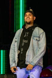 April 28, 2019 - Virginia Beach, Virginia, U.S - Singer CHRIS BROWN during the inaugural Something In The Water Music Festival in Virginia Beach, Virginia Virginia Beach U.S. - ZUMAs135 20190428_zap_s135_133 Copyright: xDanielxDeSloverx