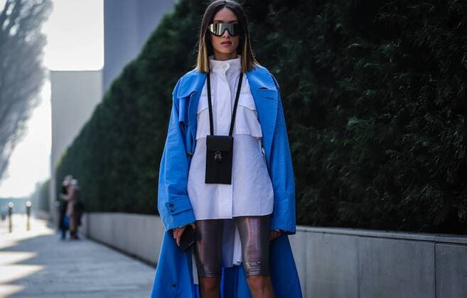MILAN, Italy- February 21 2019: Women on the street during the Milan Fashion Week.  MauroxDelxSignore