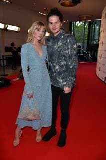 Lina Larissa Strahl with friend Tilman Poerzgen at the Young Icons Award 2019 at Kosmos in Berlin on 30 04 2019
