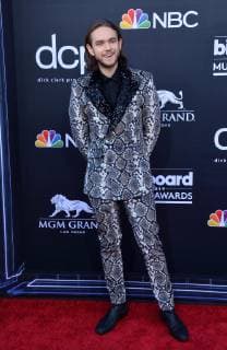 Zedd arrives for the 2019 Billboard Music Awards at the MGM Grand Garden Arena in Las Vegas, Nevada on May 1, 2019.  LAV20190501082 JIMxRUYMEN