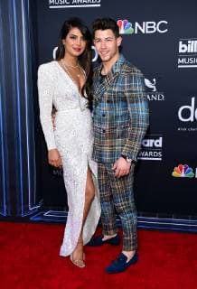 Priyanka Chopra and Nick Jonas arriving at the Billboard Music Awards in Las Vegas, Nevada - May 1, 2019 - Billboard Music Awards 2019, Las Vegas California United States MGM Grand Garden Arena  Copyright: xOxConnorx 2019BillboardAwards_LO_112