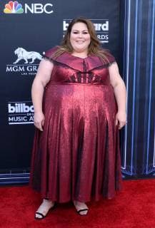 Chrissy Metz arrives for the 2019 Billboard Music Awards at the MGM Grand Garden Arena in Las Vegas, Nevada on May 1, 2019.  LAV20190501249 JIMxRUYMEN