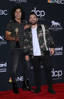 01 May 2019 - Las Vegas, NV - Dan & Shay, Dan Smyers, Shay Mooney. 2019 Billboard Music Awards at MGM Grand Garden Arena, Press Room. Photo Credit: mjt AdMedia 238478 2019-05-01 NV Las Vegas Etats-Unis  Copyright: xAdMediax STAR_238478_009