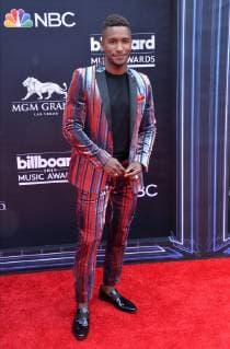 Scott Evans arrives for the 2019 Billboard Music Awards at the MGM Grand Garden Arena in Las Vegas, Nevada on May 1, 2019.  LAV20190501385 JIMxRUYMEN