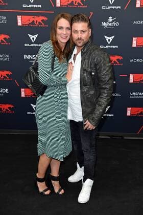 Felix von Jascheroff with wife Bianca Bos von Jascheroff at the BUNTE New Faces Award Film at the transformer station in Berlin on 02 05 2019