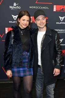 Nina Kaiser Jascha Rust at the BUNTE New Faces Award Film at the transformer station in Berlin on 02 05 2019