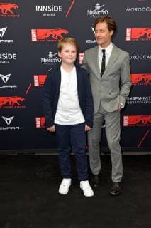 Julius Weckauf Tom Schilling at the BUNTE New Faces Award Film at the transformer station in Berlin on 02 05 2019