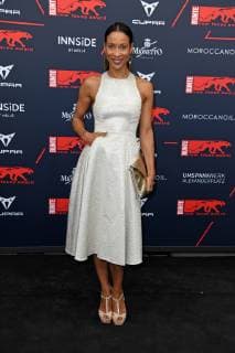 Annabelle Mandeng at the BUNTE New Faces Award Film at the substation in Berlin on 02 05 2019