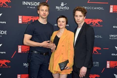 Timmi Trinks Lena Urzendowsky Jonathan Berlin at the BUNTE New Faces Award Film at the substation in Berlin on 02 05 2019