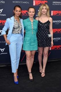 Taneshia Abbot Sonja Gerhardt Zsa Zsa Inci Buerkle at the BUNTE New Faces Award Film at the transformer station in Berlin on 02 05 2019