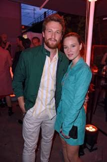 Artjom Gilz Sonja Gerhardt at the BUNTE New Faces Award Film at the transformer station in Berlin on 02 05 2019