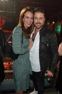 Felix von Jascheroff with wife Bianca Bos von Jascheroff at the BUNTE New Faces Award Film at the transformer station in Berlin on 02 05 2019