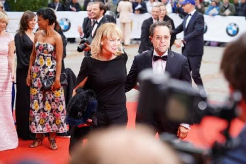 03 05 2019 Berlin Germany GER Award of the German Film Prize Palais am Funkturm Red Carpet Anna Loos Jan Josef Liefers