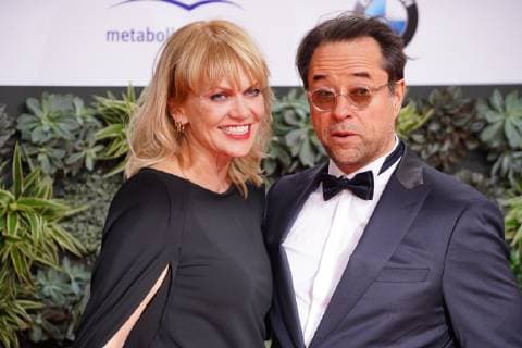 03 05 2019 Berlin Germany GER Award of the German Film Prize Palais am Funkturm Red Carpet Anna Loos Jan Josef Liefers